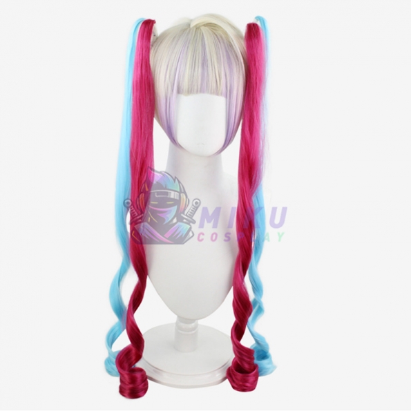 Needy Girl Overdose Angel-chan Cosplay Wig Pink Blue