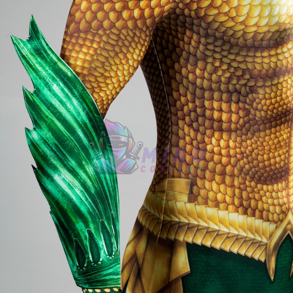 Aquaman Gold Cosplay Suit Jumpsuit