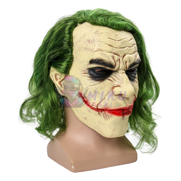 Dark Knight Batman Heath Ledger Joker Mask Latex Face Mask Yellow