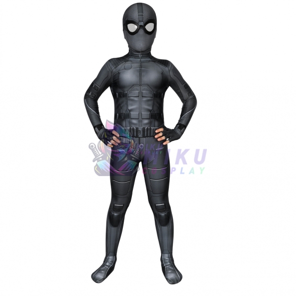Kids Spider Man Night Monkey Suit Spider-Man Stealth Costume For Children