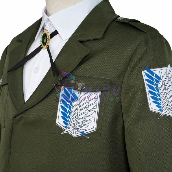 Attack On Titan Season 4 Armin Arlert Cosplay Costume Military Uniform