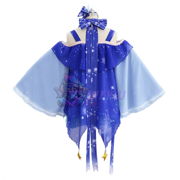 Vocaloid Hatsune Miku Cosplay Snow Miku Costume