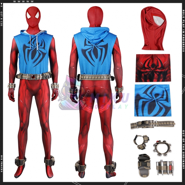 Across The Spider-Verse Scarlet Spider Ben Reilly Suit