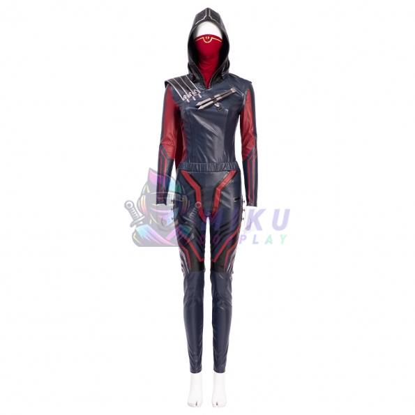 Apex Legends Season 13 Wraith Cosplay Costumes Leather Suit