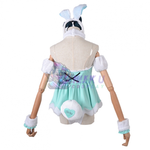 Vocaloid Hatsune Miku Cosplay White Bunny Costumes