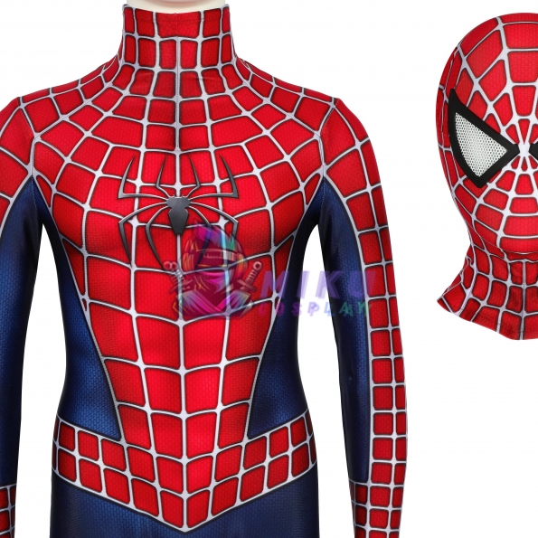 Kids Tobey Maguire Spiderman Costume Spider-Man 2 Suit For