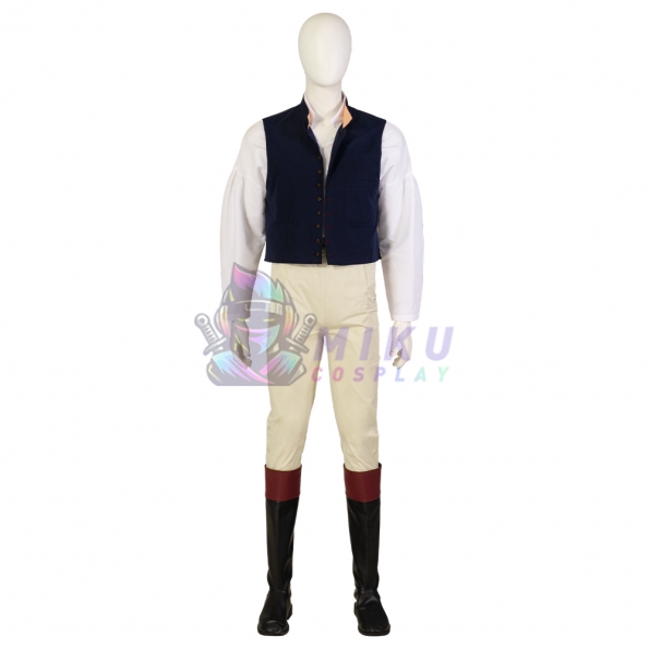 The Little Mermaid Prince Eric Cosplay Costume