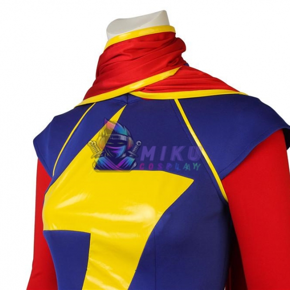 Captain Marvel Costume Women's Kamala Khan Cosplay Comic Version