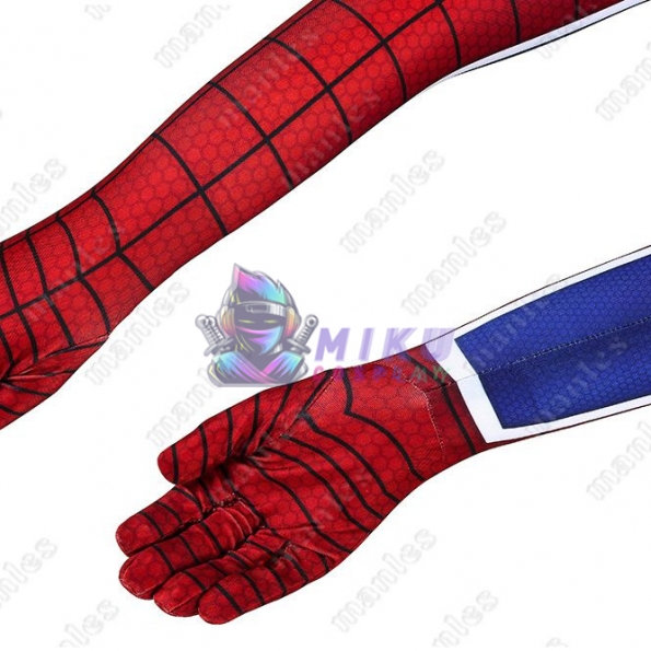 Kids Punk Rock Spiderman Costume PS4 Hobart Brown Spider-Punk Suit