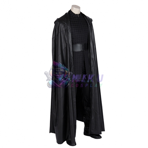 Men's Star Wars Costume The Rise Of Skywalker Kylo Ren Cosplay Black Suit