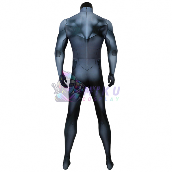 Son of Batman Nightwing Costumes 3D Spandex Jumpsuit