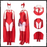 Wanda 2021 Scarlet Witch Red Cosplay Costumes