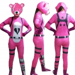 Female Pink Panda Fortnite Cosplay Costume Skeleton Trooper Costume