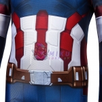 Kids Age of Ultron Captain America Spandex Cosplay Costumes