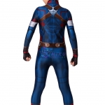 Kids Age of Ultron Captain America Spandex Cosplay Costumes