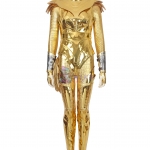 Wonder Woman 1984 Gold Armor Diana Prince Cosplay Costumes