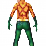Aquaman Arthur Curry Spandex Kids Cosplay Costumes