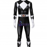 Black Power Ranger Spandex Cosplay Costumes