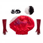 Cruella Cosplay Costumes Red Suits