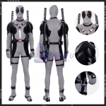 X-Force Deadpool Costumes White Cosplay Suit