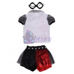 Suicide Squad Harley Quinn Girls Cosplay Costume