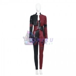 The Suicide Squad 2 Harley Quinn Costume for Women Red and Black