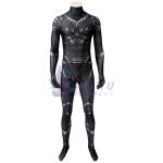 Black Panther Costume Adults T'challa Cosplay Captain America Civil War Spandex Jumpsuit