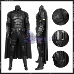 Batman 2021 Leather Batsuit Cosplay Costumes