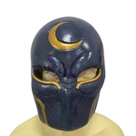 Black Gold Marc Spector Cosplay Mask Moon Knight Latex Mask