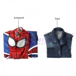 Punk Spider-Man Suit PS4 Hobart Brown Spider-Punk Costume Adults