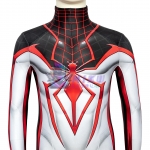 Kids Miles Morales Track Suit White Spider-Man Costume for Children