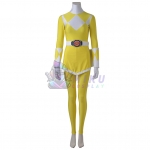 Women's Yellow Power Ranger Costume Yellow Ranger Suit Boots Version