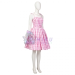 Barbie 2023 Movie Barbie Cosplay Pink Pleated Skirt