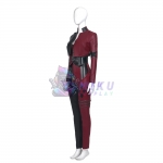 The Suicide Squad 2 Harley Quinn Costume for Women Red and Black