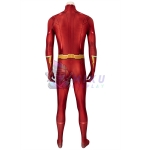Flash Costume S5 Flash Suit Barry Allen Printed Jumpsuit