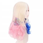 The Suicide Squad Harley Quinn Wig Red and Blue Loose Edition