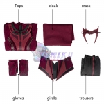 Scarlet Witch Costume Wanda vision Costume Maximoff Cosplay
