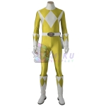 Adult Yellow Power Ranger Costume Mighty Morphin Yellow Ranger Boots Version