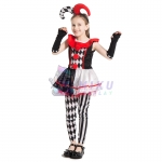 Harley Quinn Cosplay Costume Girls Dress Suit