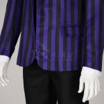 Wednesday Addams Purple Boys School Uniform