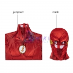 Flash Costume S5 Flash Suit Barry Allen Printed Jumpsuit