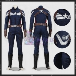 Captain America The Winter Soldier Costume for Adult Steve Rogers Cosplay