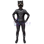 Kids Black Panther Suit Captain America Civil War Cosplay Costume Jumpsuit