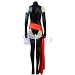 Captain Marvel Costume Women's Black Thunder Logo Jumpsuit