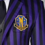 Wednesday Addams Purple Boys School Uniform