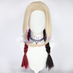 The Suicide Squad Harley Quinn Wig Red and Black Braids Edition