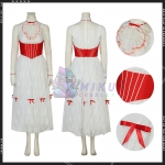 Mary Poppins Cosplay Costumes Female Suit