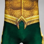 Aquaman Gold Cosplay Suit Jumpsuit