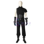 FFVII Remake Cloud Cosplay Costumes Black Suits