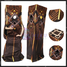 Genshin Impact Cosplay Zhongli Costume Funny Rock Pillar